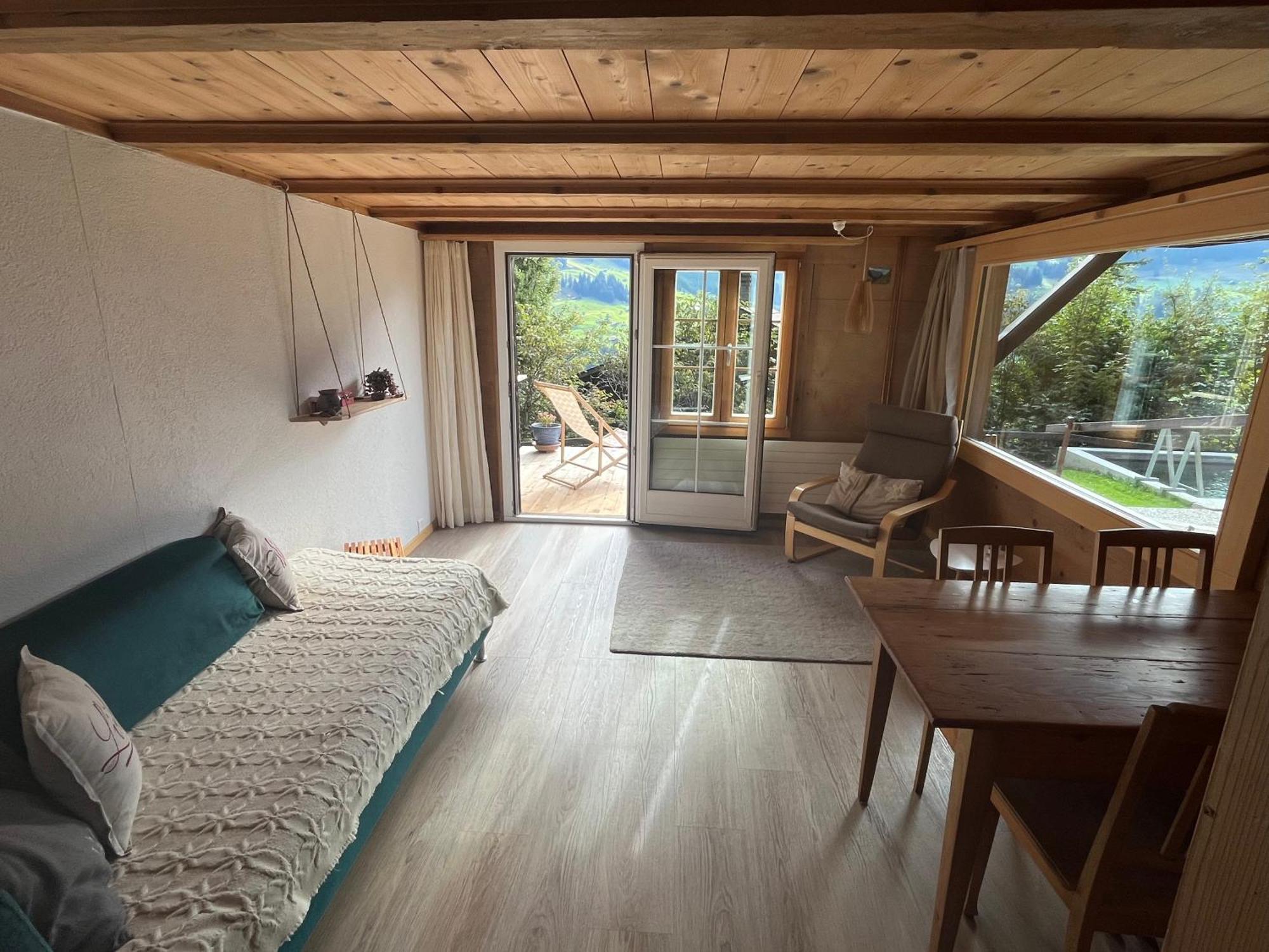 Chalet Sonnenheim, Wohnung Mit Panoramafenster Адельбоден Екстер'єр фото